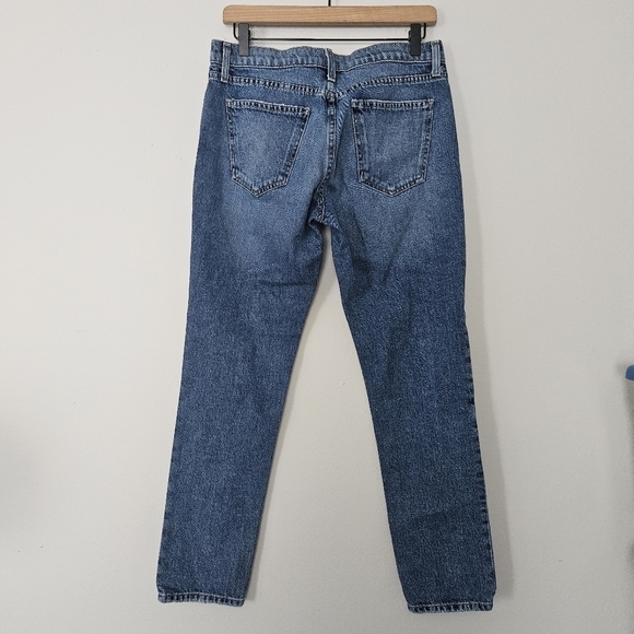 Current/Elliott The Easy Stilletto with rolled Hem blue jeans size 28 - Picture 6 of 8